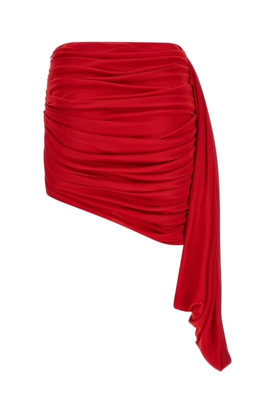  안드레아 아다모 숏 스커트 ADFW22SK06290107 005 - ANDREA ADAMO