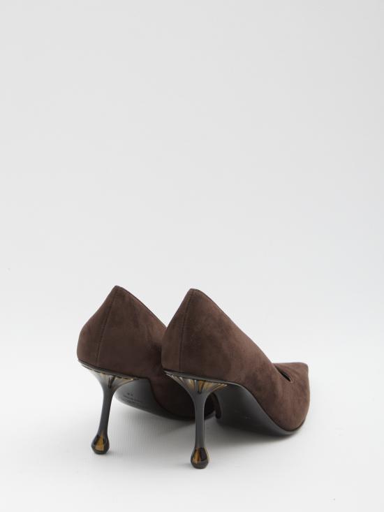 25FW 지미추 힐/펌프스 IXIA80 BROWN - JIMMY CHOO