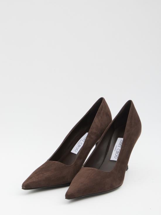 25FW 지미추 힐/펌프스 IXIA80 BROWN - JIMMY CHOO