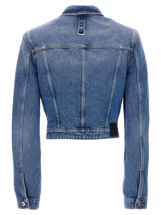 24FW 오프화이트 데님 자켓 283350566 Blue - OFF WHITE