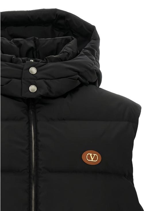 25FW 발렌티노 가라바니 베스트 7V3CQA40 6FN0NO Black - VALENTINO GARAVANI