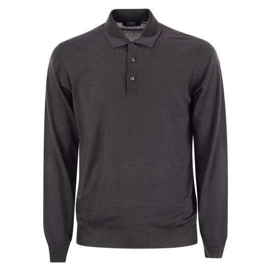 25FW 페델리 폴로 티셔츠 MU007015 ANTHRACITE