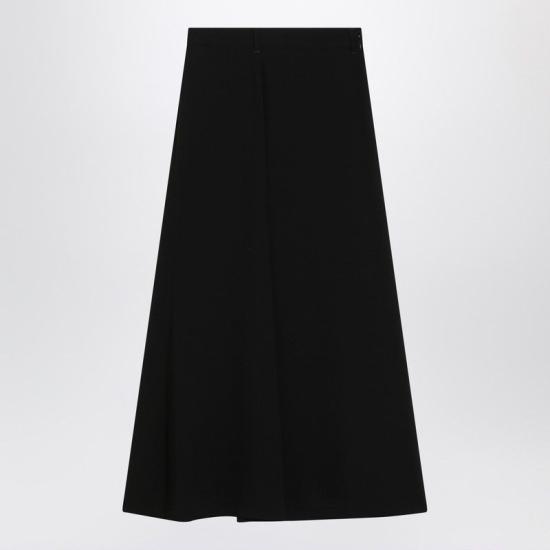 25FW 발렌시아가 롱 스커트 838761TSO03 1000 BLACK - BALENCIAGA