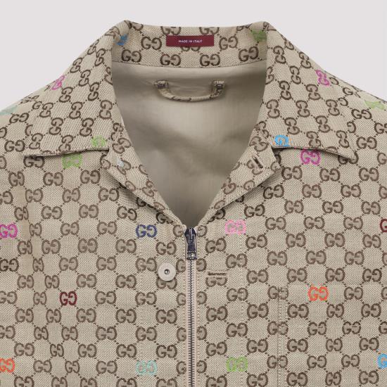 25FW 구찌 캔버스 자켓 833305ZAS81 2137 NUDE NEUTRALS - GUCCI