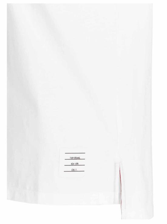  톰브라운 반팔 티셔츠 285227765 White - THOM BROWNE