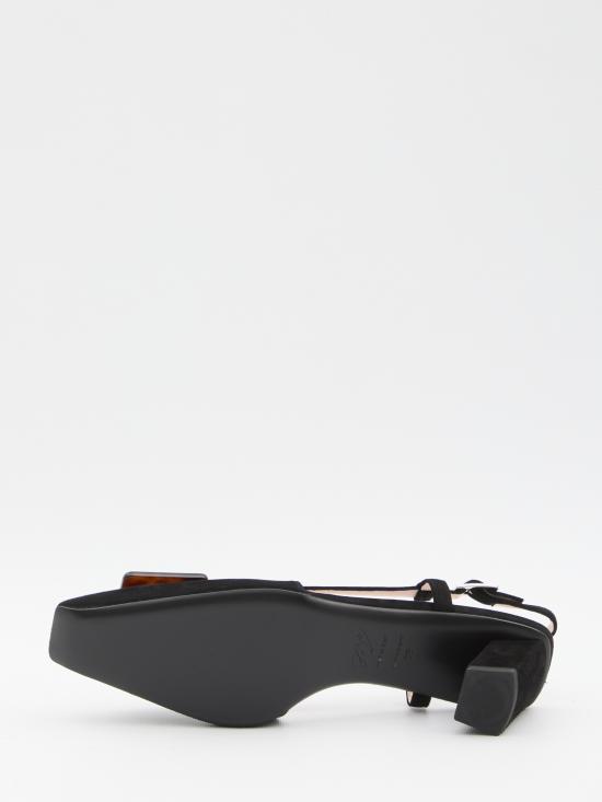 25FW 로저비비에 뮬/슬리퍼 RVW00643380HR0 B999 BLACK - ROGER VIVIER