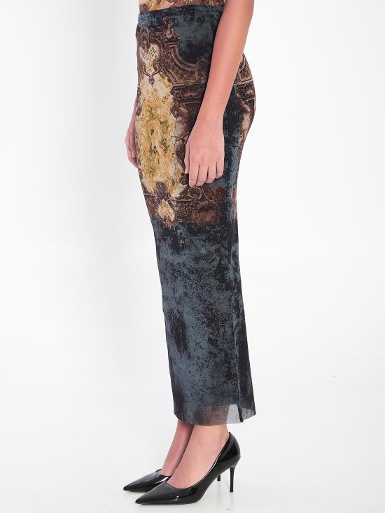 25FW 장 폴 고티에 롱 스커트 WSK005M006P 005740 BLACK - JEAN PAUL GAULTIER