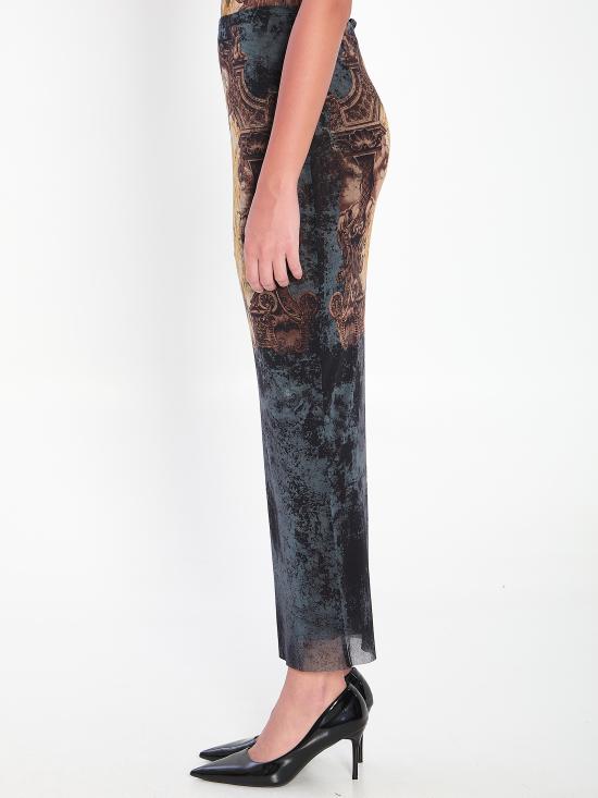 25FW 장 폴 고티에 롱 스커트 WSK005M006P 005740 BLACK - JEAN PAUL GAULTIER