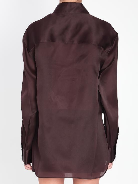 25FW 케이트 블라우스 24043002 599 BORDEAUX - KHAITE