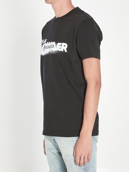 25FW 몽클레어 반팔 티셔츠 K20918C0001089AUG 999 BLACK - MONCLER