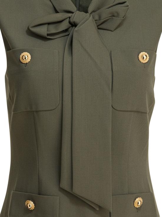 25FW 셀프 포트레이트 숏 원피스 PF25016SBG GREEN - SELF PORTRAIT