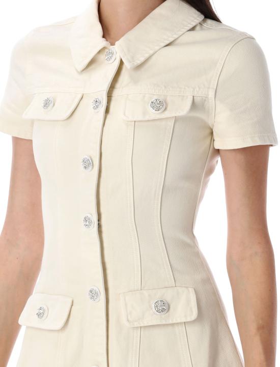 25FW 셀프 포트레이트 숏 원피스 PF25811SC CREAM IVORY - SELF PORTRAIT