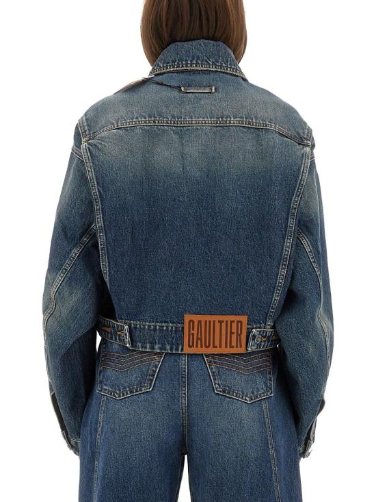 25FW 장 폴 고티에 데님 자켓 JA004 D02457 BLUE - JEAN PAUL GAULTIER