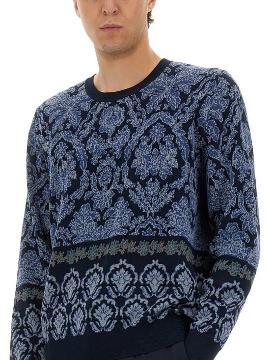 25FW 에트로 스웨터 MRKF0096 AQ197S9884 BLUE - ETRO