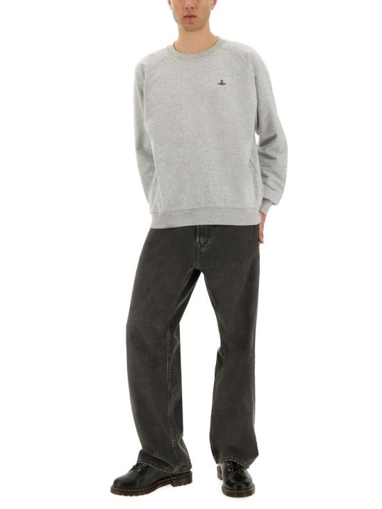 25FW 비비안웨스트우드 스웨터 3I010014 J006OP001 GREY - VIVIENNE WESTWOOD