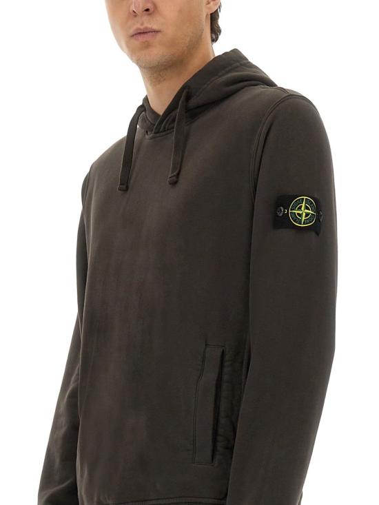 25FW 스톤 아일랜드 후드 티셔츠 6100029 S0A20V0062 GREY - STONE ISLAND