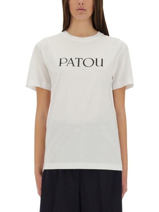 25FW 파투 반팔 티셔츠 JE029 9999001W WHITE - PATOU