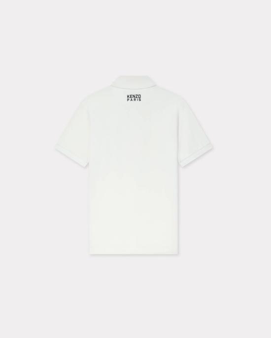 25FW 겐조 폴로 티셔츠 FF65PO1524PU 02 WHITE - KENZO