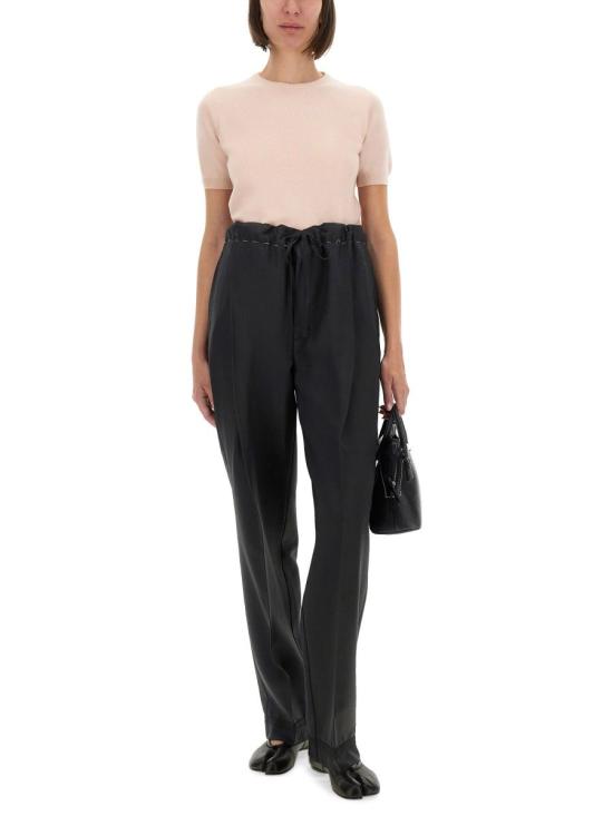 25FW 마르지엘라 크루넥 반팔 니트 S51HL0022 M13144216 PINK - MAISON MARGIELA