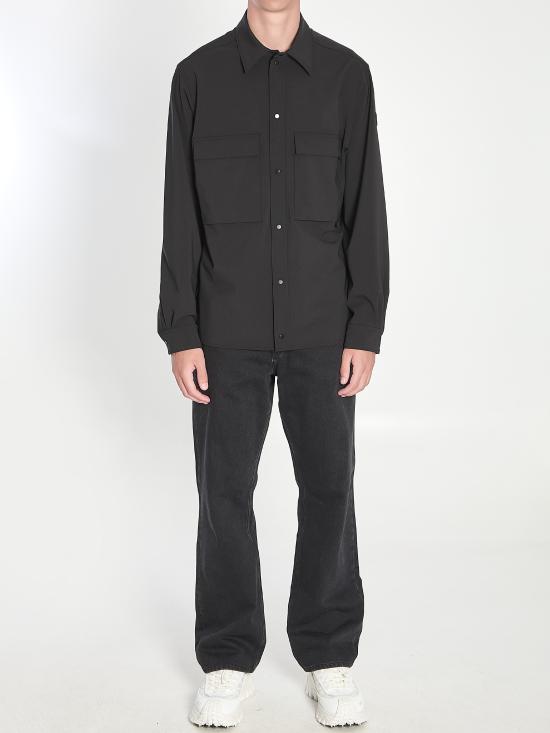 25FW 몽클레어 긴팔 셔츠 K20912F00002598PM 999 BLACK - MONCLER