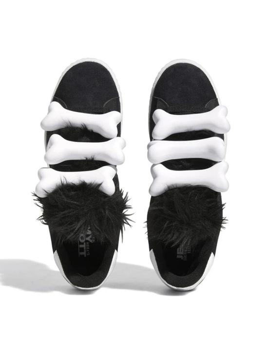 25FW 아디다스 x 제레미 스캇 본즈 캠퍼스 80s HQ4493 BLACK - ADIDAS