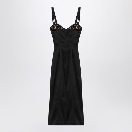 25FW 돌체앤가바나 롱 원피스 F6DIHT GDDB2N0000 BLACK