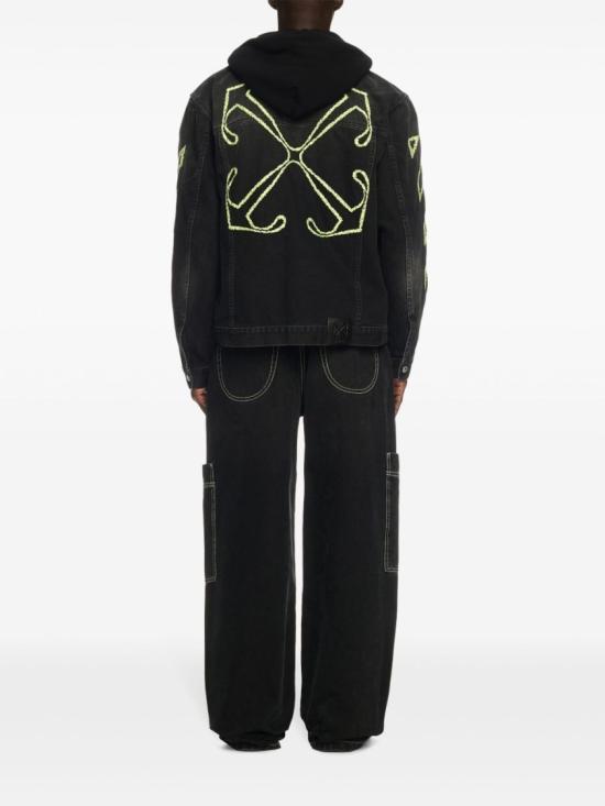 25SS 오프화이트 데님 자켓 OMYE09BS25DEN0041350 Black - OFF WHITE