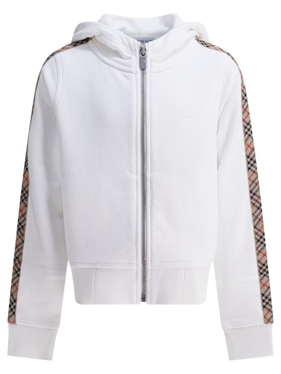 25FW [키즈] 버버리 트레이닝 상의 8111903 WHITE