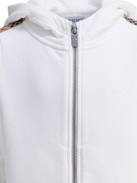 25FW [키즈] 버버리 트레이닝 상의 8111903 WHITE - BURBERRY