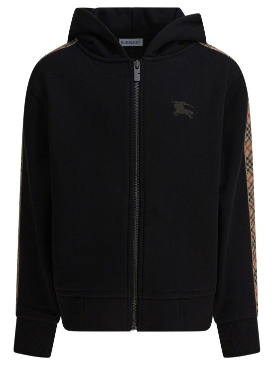 25FW [키즈] 버버리 트레이닝 상의 8108062 BLACK