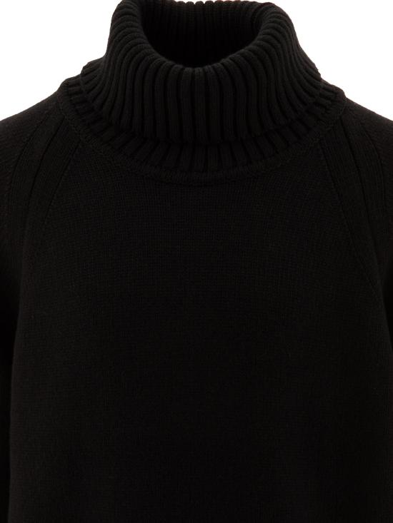 24FW [키즈] 스톤 아일랜드 터틀넥 니트 8116504A2V0029 BLACK - STONE ISLAND