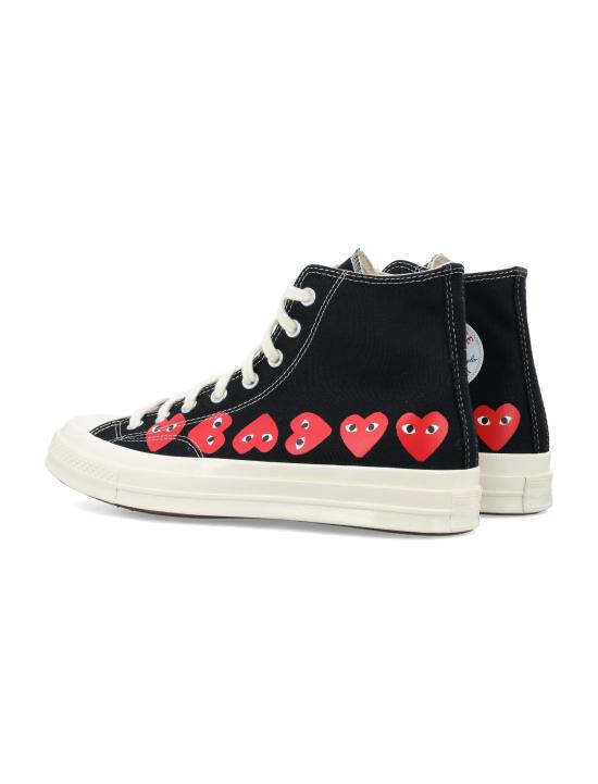 25FW 꼼데가르송 플레이 X 컨버스 스니커즈 AZK127001 1 BLACK - COMME DES GARCONS PLAY CONVERSE