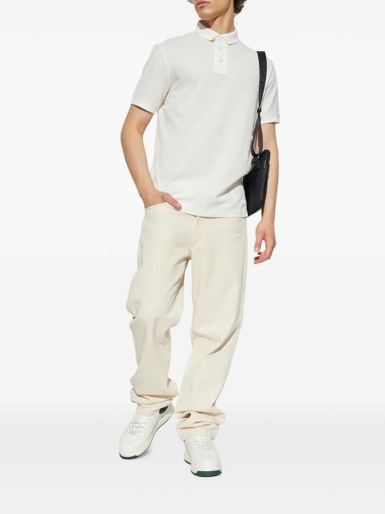 25FW 엠포리오 아르마니 폴로 티셔츠 EM003012AF10762F0135 WHITE - EMPORIO ARMANI