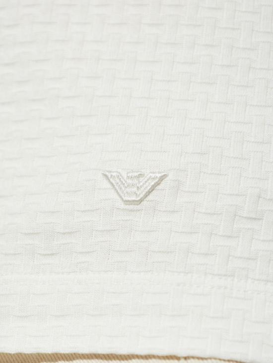 25FW 엠포리오 아르마니 폴로 티셔츠 EM003012AF10762F0135 WHITE - EMPORIO ARMANI