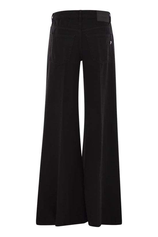 25SS 돈답 스트레이트 팬츠 DP775BFE020DBM5DD 999 BLACK - DONDUP