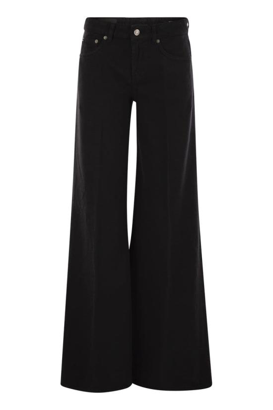 25SS 돈답 스트레이트 팬츠 DP775BFE020DBM5DD 999 BLACK