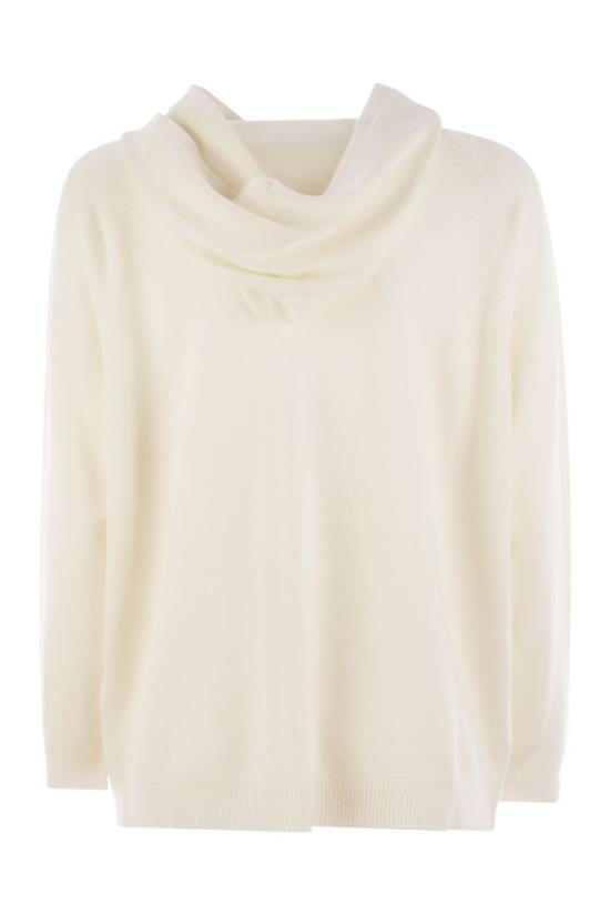 25FW 파비아나 필리피 후드 티셔츠 MAD215F046L517 25 WHITE - FABIANA FILIPPI