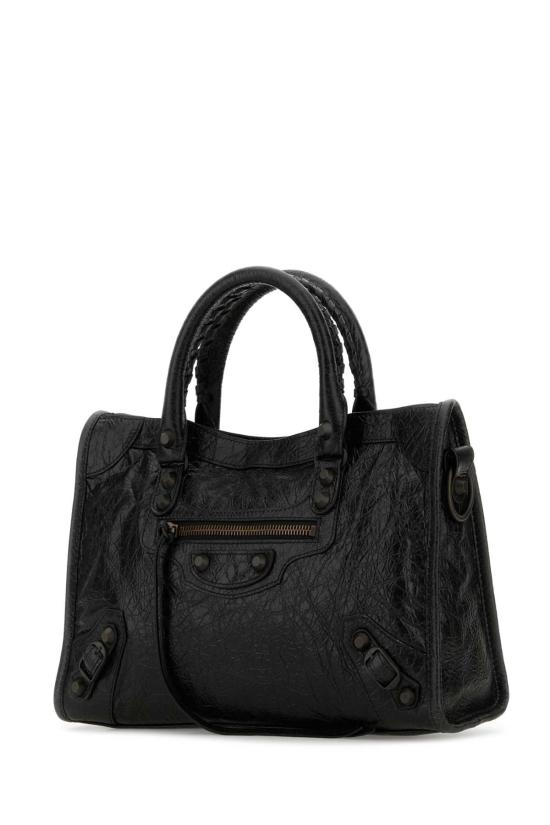 26SS 발렌시아가 르 시티 스몰 백 볼케닉 락 8114422ABEK 1000 BLACK - BALENCIAGA