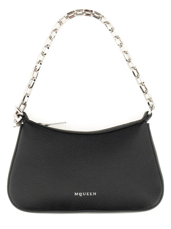 25FW 알렉산더 맥퀸 T 바 미니 숄더백 8419601VDGH1000 BLACK