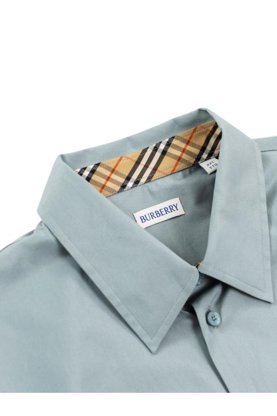 25FW 버버리 슬림핏 코튼 포플린 셔츠 8110924C2986 - BURBERRY