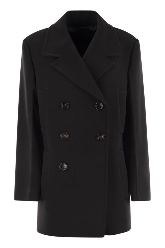 25FW 막스마라 코트 2526086071600 001 BLACK