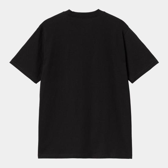 25FW 칼하트 WIP 반팔 티셔츠 I035205 89XX BLACKCHLK - CARHARTT WIP