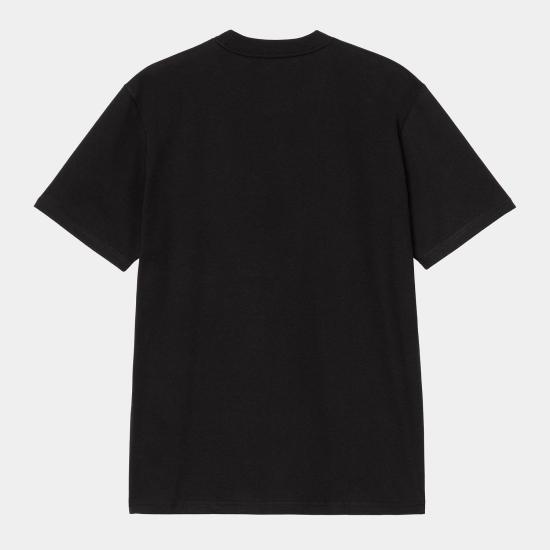 25FW 칼하트 WIP 반팔 티셔츠 I035204 89XX BLACK - CARHARTT WIP