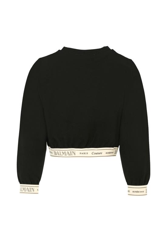 25FW [키즈] 발망 니트/스웻셔츠 BX4B90 J0371 930AV BLACK - BALMAIN