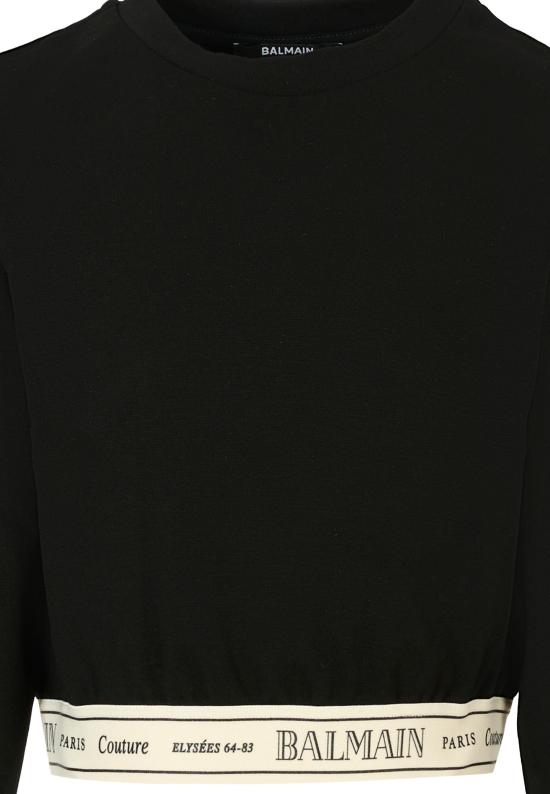 25FW [키즈] 발망 니트/스웻셔츠 BX4B90 J0371 930AV BLACK - BALMAIN