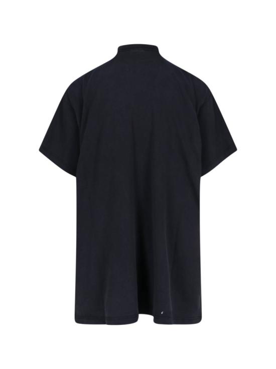 25SS 발렌시아가 3B 리퀴파이드 오버사이즈 티셔츠 787349 TRVS81013 Black - BALENCIAGA