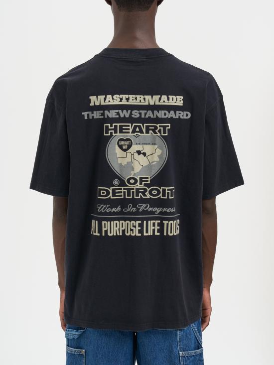 25FW 칼하트 WIP 반팔 티셔츠 MI0352098960 Black - CARHARTT WIP