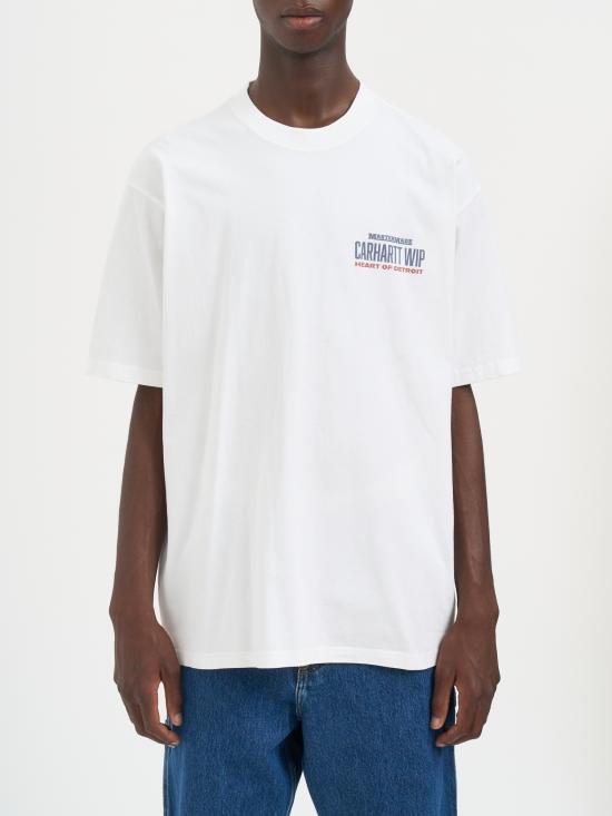 25FW 칼하트 WIP 반팔 티셔츠 MI0352090260 White