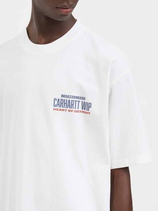 25FW 칼하트 WIP 반팔 티셔츠 MI0352090260 White - CARHARTT WIP