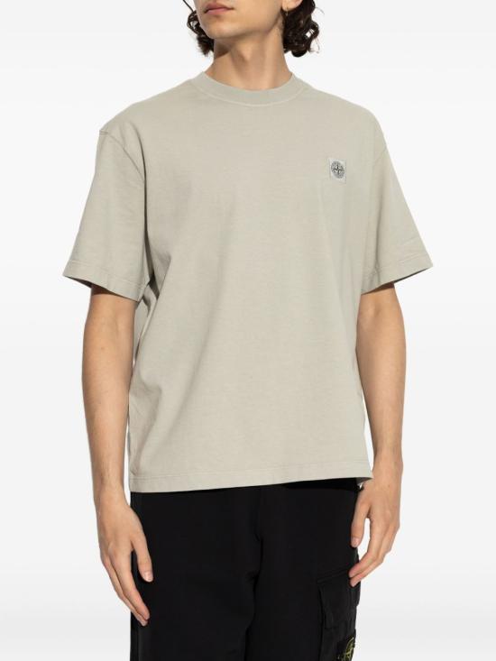 25FW 스톤 아일랜드 반팔 티셔츠 K2S152100025 S0115V0061 Grey - STONE ISLAND